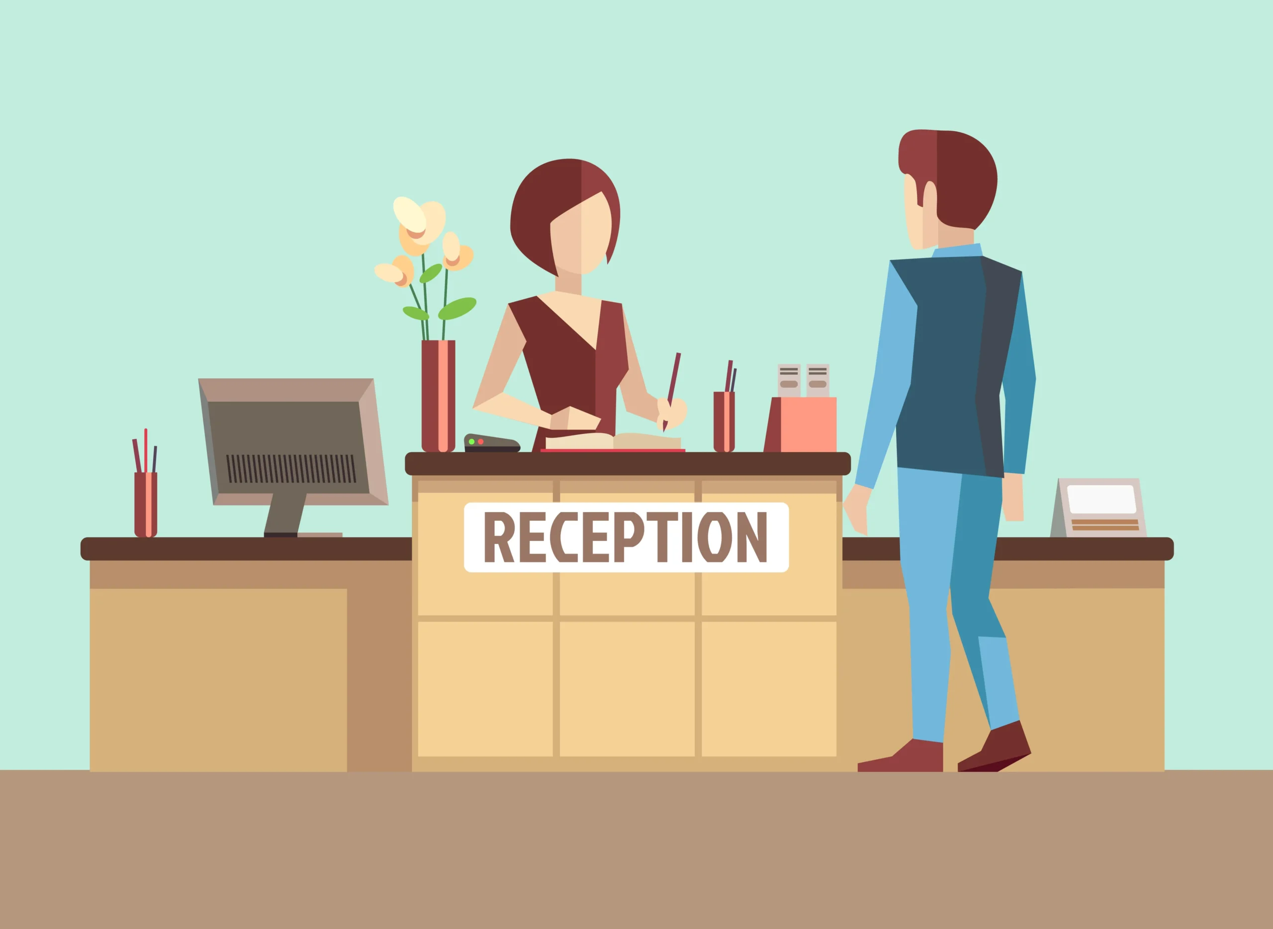 1601.m10.i310.n005.P.c20.321294572 Customer At Reception. Vector Concept In Flat Sty Scaled.webp
